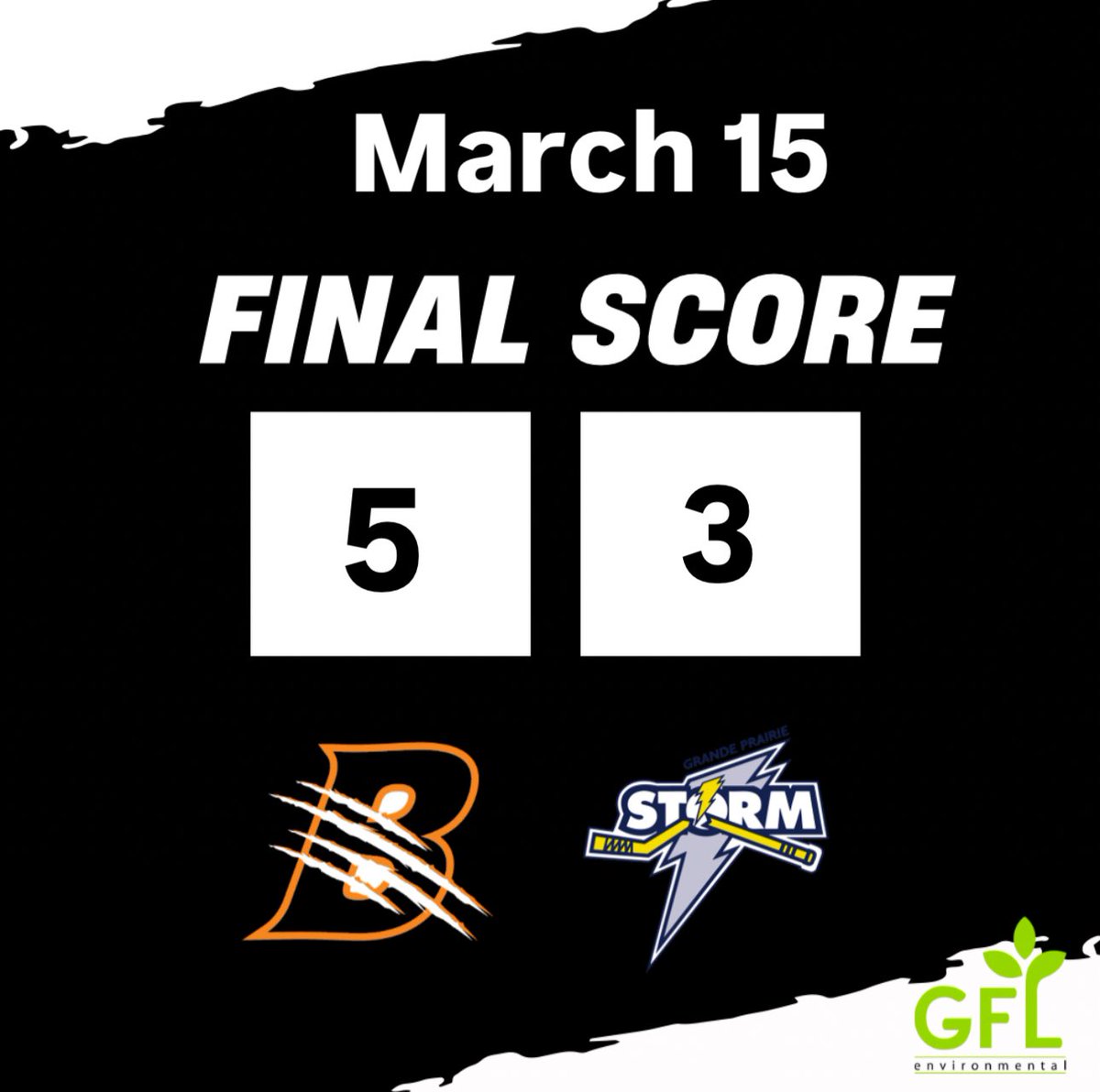 LloydBobcats's tweet photo. Your Bobcats finish out the regular season with 5-3 WIN and a record of 31-19-1-3!
.
Mittoo 2(G)
El-Tahhan (G)(A)
Steinke (G)(A)
Moore (G)
Costantino 2(A)
Wiltsie (A)
Birch (A)
Gamble (A)
Nardelli (A)
Graham 35/38
.
Next home game will be GAME 3 - March 25! 
.
#BorderCityBuilt https://t.co/oT6eZxL0Su