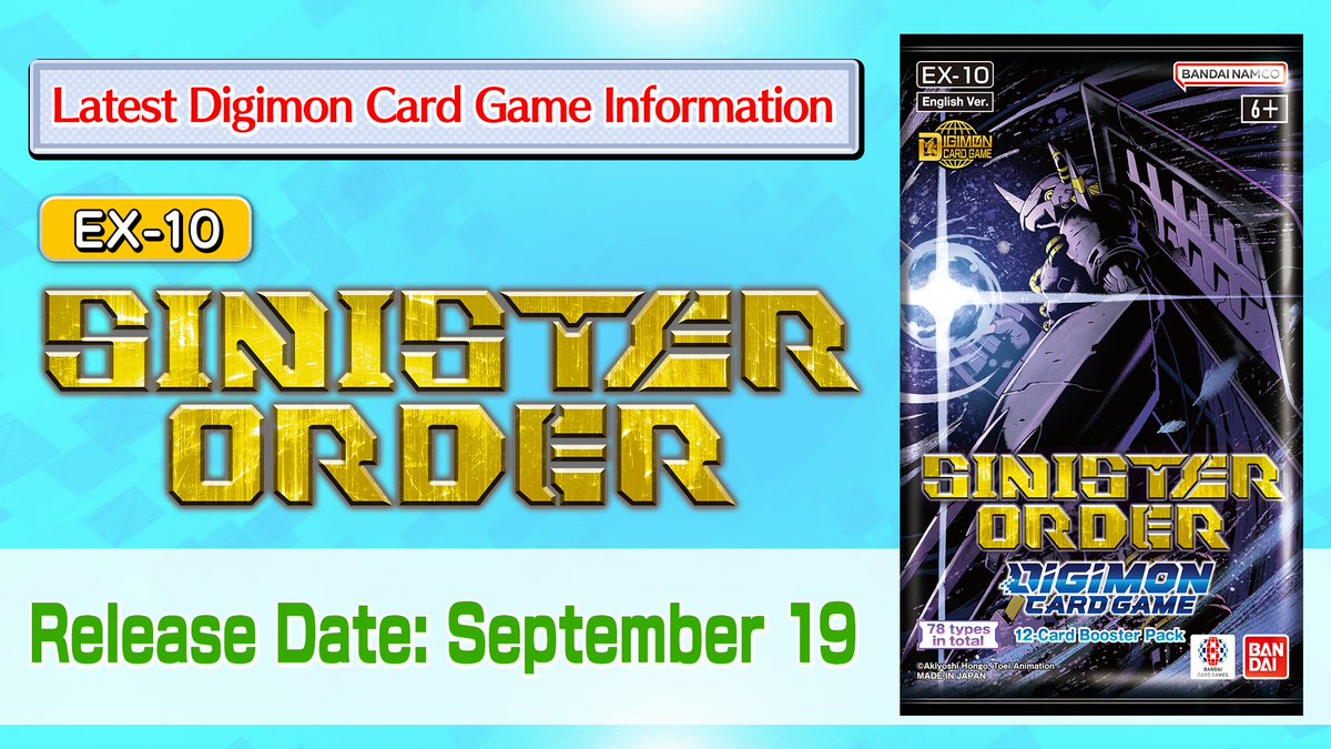 digimon card game sinister order Digimon Card Game main image 0
