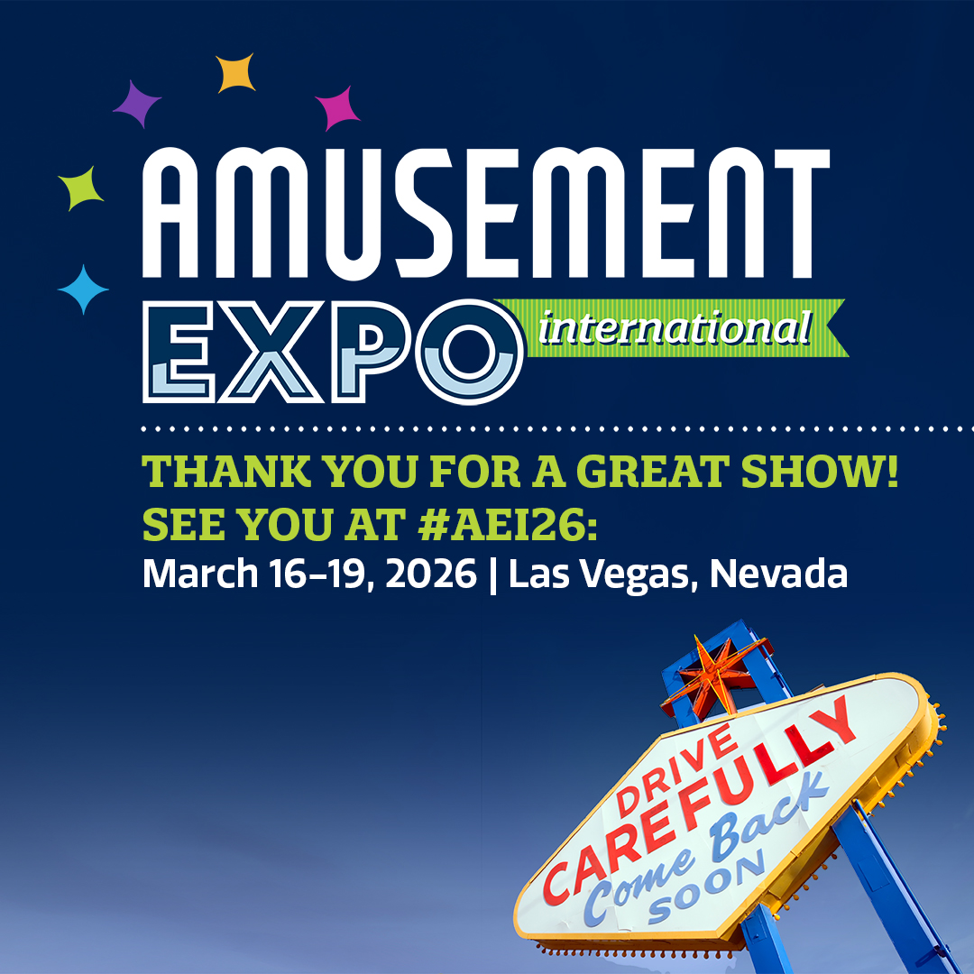 Thanks to our attendees, exhibitors, sponsors, and speakers for another great AEI! We may be powering down for the year, but hope you’re left with new amusements, insights, and connections to POWER UP your business. See you next year in Las Vegas from March 16-19, 2026!
