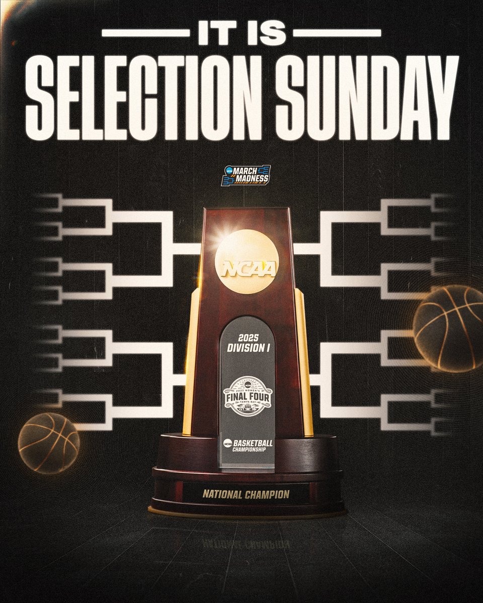 It's Selection Sunday.

⏰ 8 PM ET
📺 ESPN

#MarchMadness