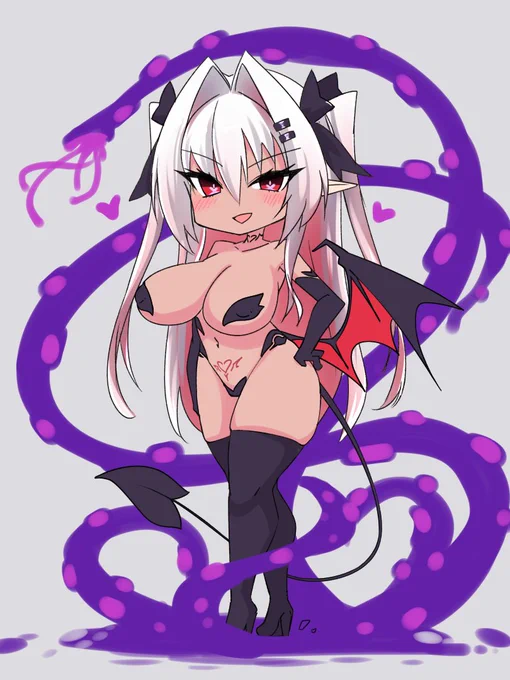 舞姫ちゃんのどどえっちサキュバスがみたーいキモ触手使役してそう 
