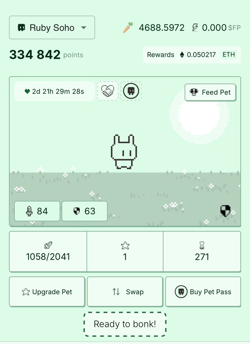 I love <a href="/frenpetonbase/">Fren Pet</a>! Finally made it to the Top 500. $FP 😁
