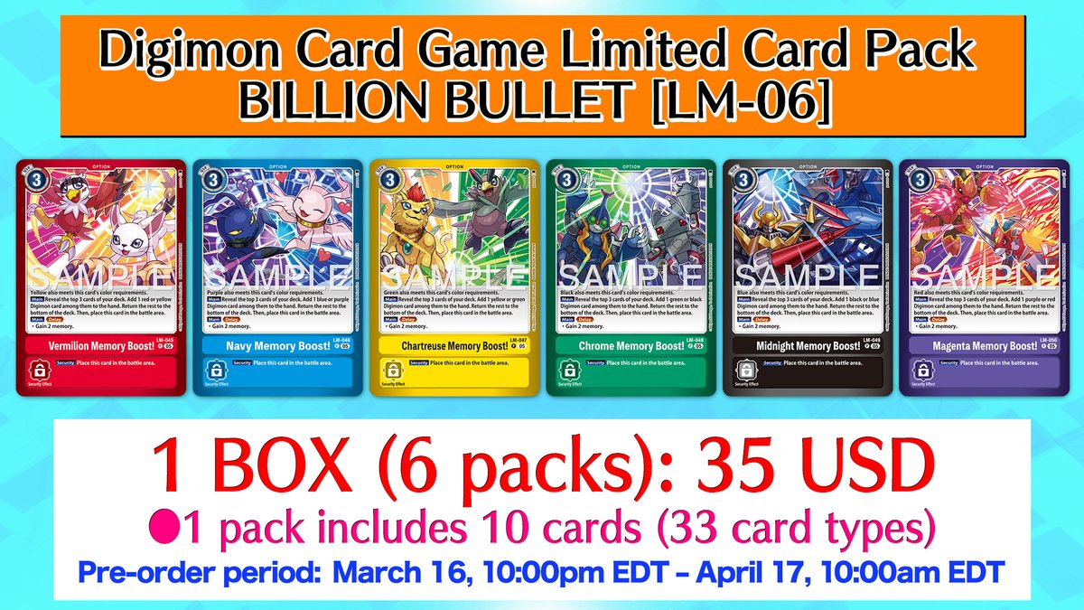 Official Digimon Card Game English Version tweet media