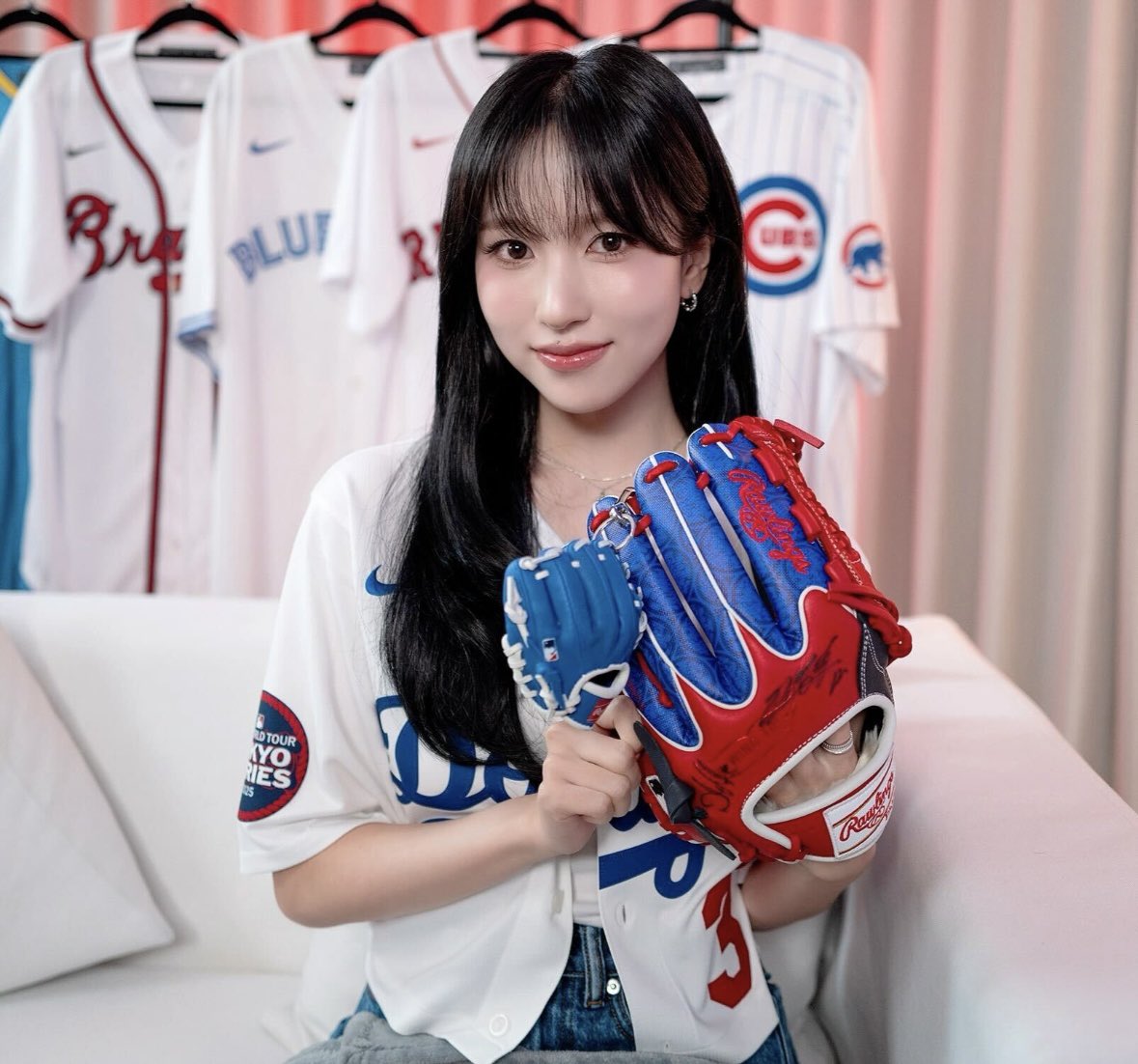 MISAMOがMLB公式に登場！！ #MISAMO #MLBTokyoSeries #始球式