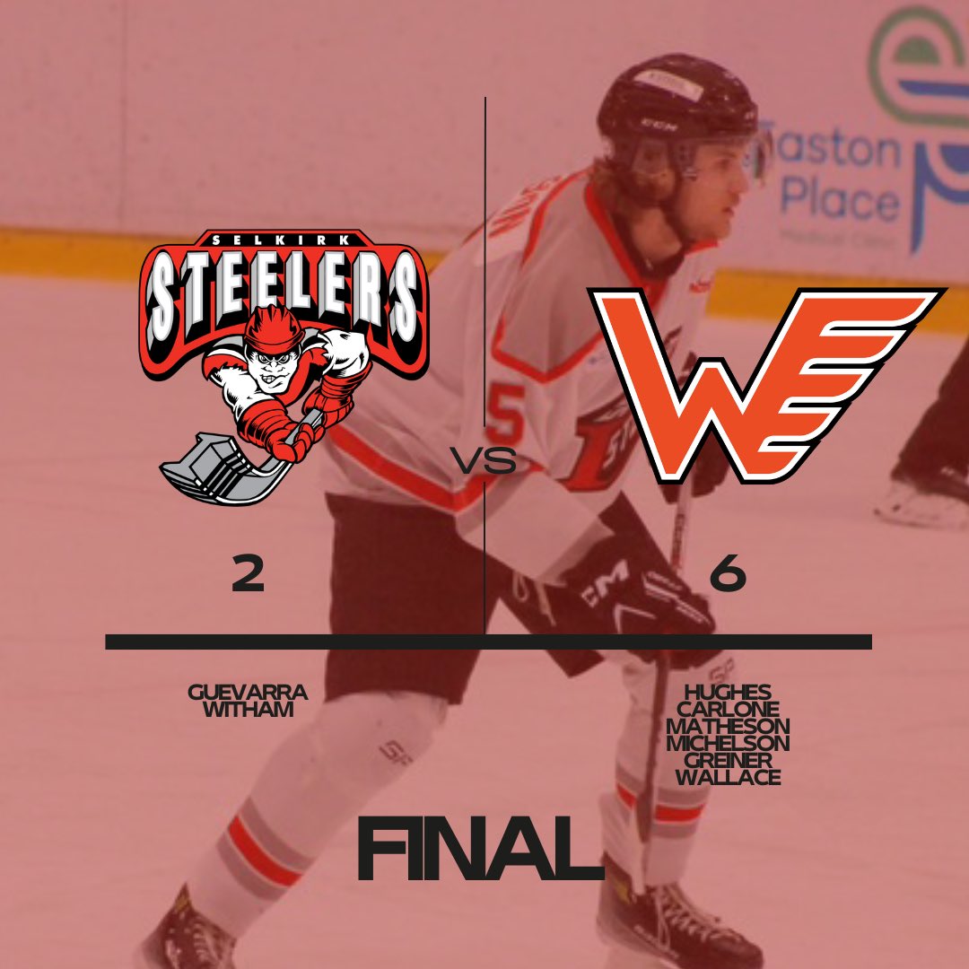 Final. 

#MJHLSteelers