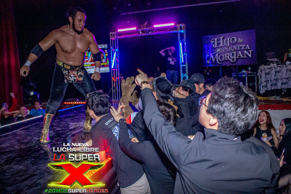LASUPERX1's tweet photo. 🔴Suscribete🔥a nuestro #CanalDeYotube : 
✅https://t.co/8I1qeNeLaI 👈🏻Ahí Muy Pronto Podrás Disfrutar La Tremenda Lucha de ⭐⭐⭐⭐⭐ 
👏🏻 @SUPERXTAR3 VS #HijoDelPirataMorgan 👏🏻
🇲🇽Los #MexicanSUPERHeroes te Encantarán‼️#LuchaLibre #LaNuevaLuchaLibre #LaSuperX  #LuchaLibreMexicana https://t.co/Gg6uwk1lvd