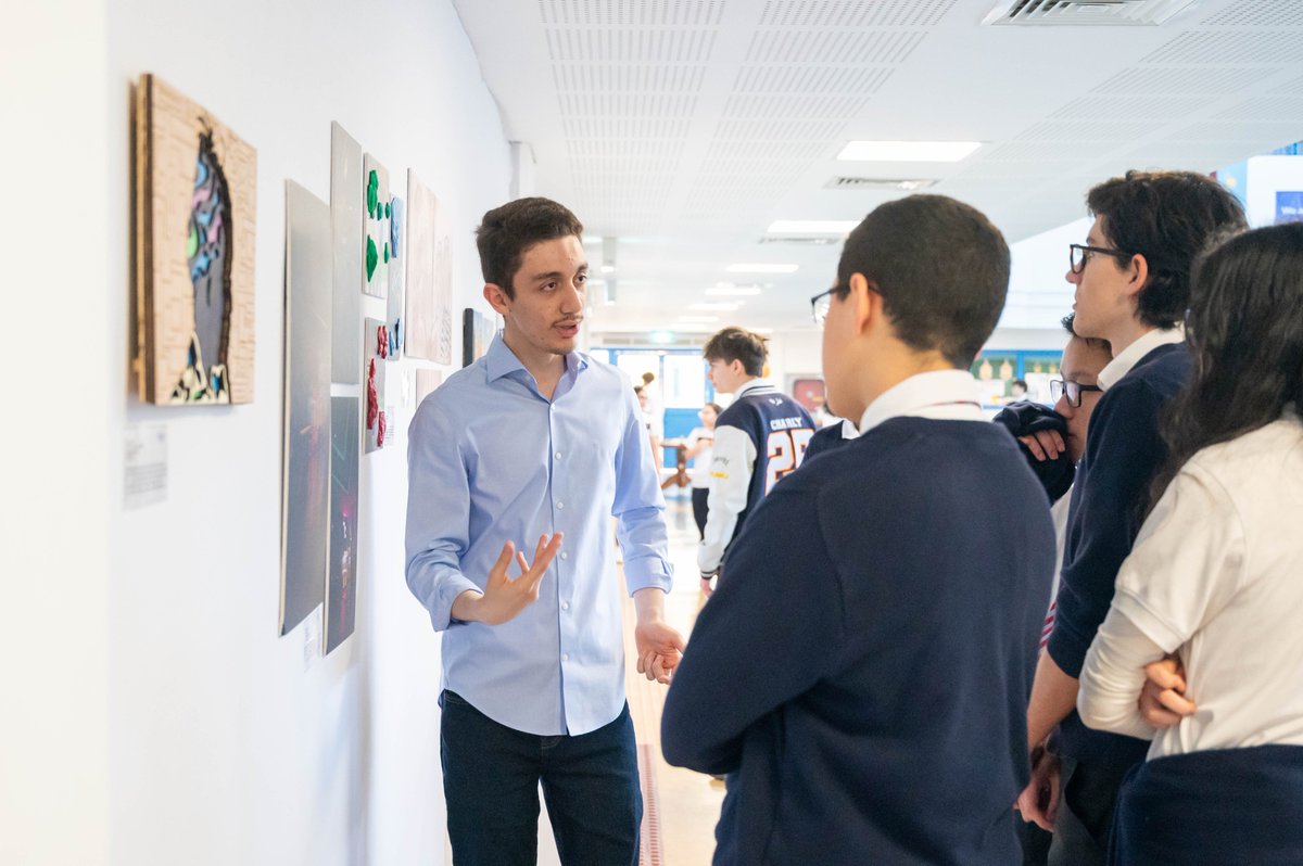 sekqatar's tweet image. Our G12 IBDP #VisualArts Exhibition, was a stunning display of creativity, reflection &amp;amp; artistic growth! 🎨✨ Through diverse artworks, students showcased their perspectives, embodying the #IBLearnerProfile traits of being reflective, open-minded &amp;amp; risk-takers. 🖼️👏#IBArts #DP