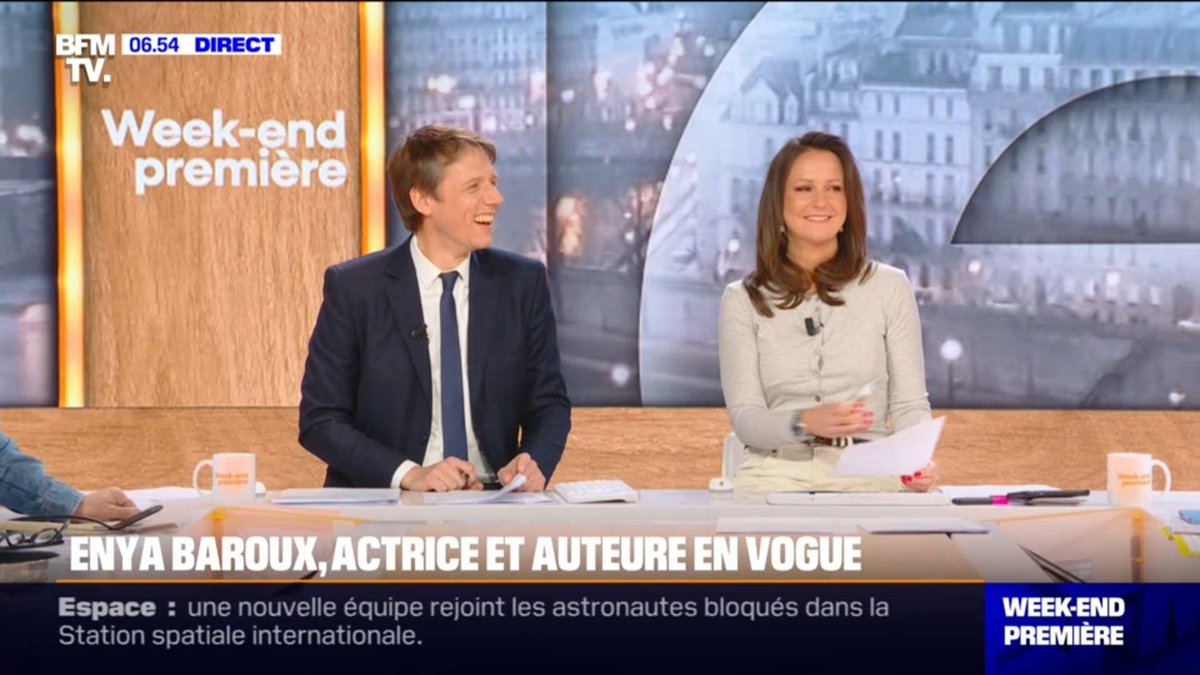 Haddad, la star des médias, transports et Twitch (@hyoussouf1297) on Twitter photo Réveil dans <a href="/WEPremiere/">Week-end Première</a> avec <a href="/PaulinePioche/">Pauline Pioche</a> <a href="/damiengourlet/">Damien Gourlet</a> <a href="/PDufreigne/">Philippe Dufreigne🎤</a> Antoine Salva <a href="/NoemieWira/">Noémie Wira</a> <a href="/PhilippeToinard/">Philippe Toinard</a> <a href="/VHilssone/">Virginie Hilssone-Lévy</a> et toute l'équipe sur <a href="/BFMTV/">BFMTV</a> ! 🥰❤️👋😘 Réveil dans <a href="/WEPremiere/">Week-end Première</a> avec <a href="/PaulinePioche/">Pauline Pioche</a> <a href="/damiengourlet/">Damien Gourlet</a> <a href="/PDufreigne/">Philippe Dufreigne🎤</a> Antoine Salva <a href="/NoemieWira/">Noémie Wira</a> <a href="/PhilippeToinard/">Philippe Toinard</a> <a href="/VHilssone/">Virginie Hilssone-Lévy</a> et toute l'équipe sur <a href="/BFMTV/">BFMTV</a> ! 🥰❤️👋😘