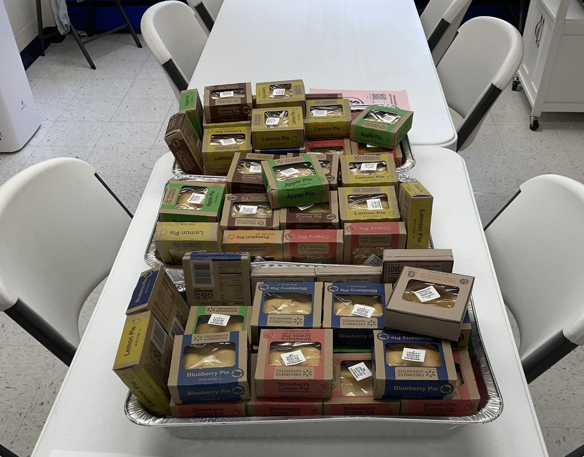 Thank you to our Lopatcong BOE for treating our staff to some pies for pie day 3.14! <a href="/1WarrenCoNJDOE/">Warren County NJDOE</a>