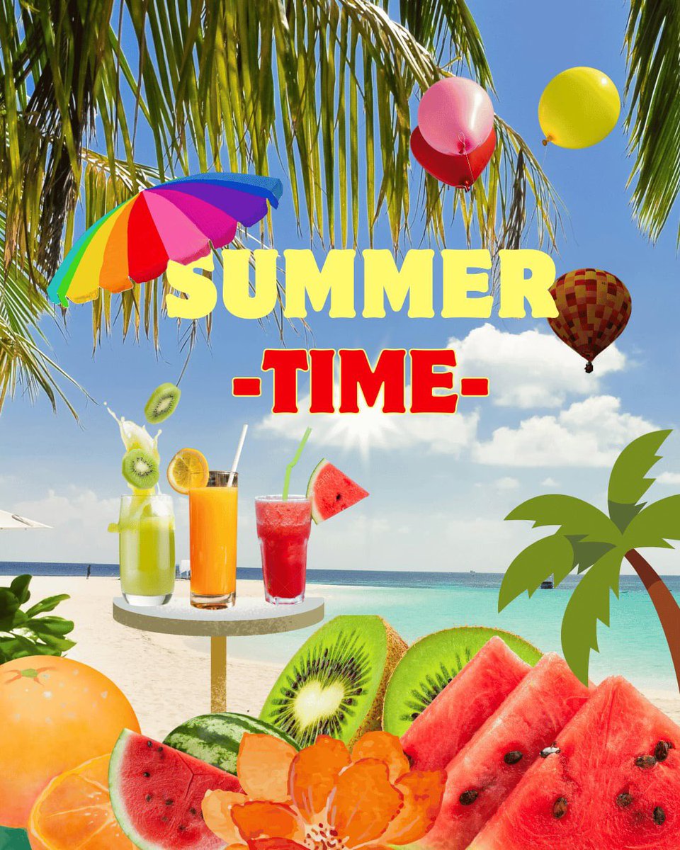 AsbeEdits's tweet photo. "Sipping on sunshine with every refreshing summer drink!" #summertime #GraphicDesign #asbe https://t.co/82rHC6g12O