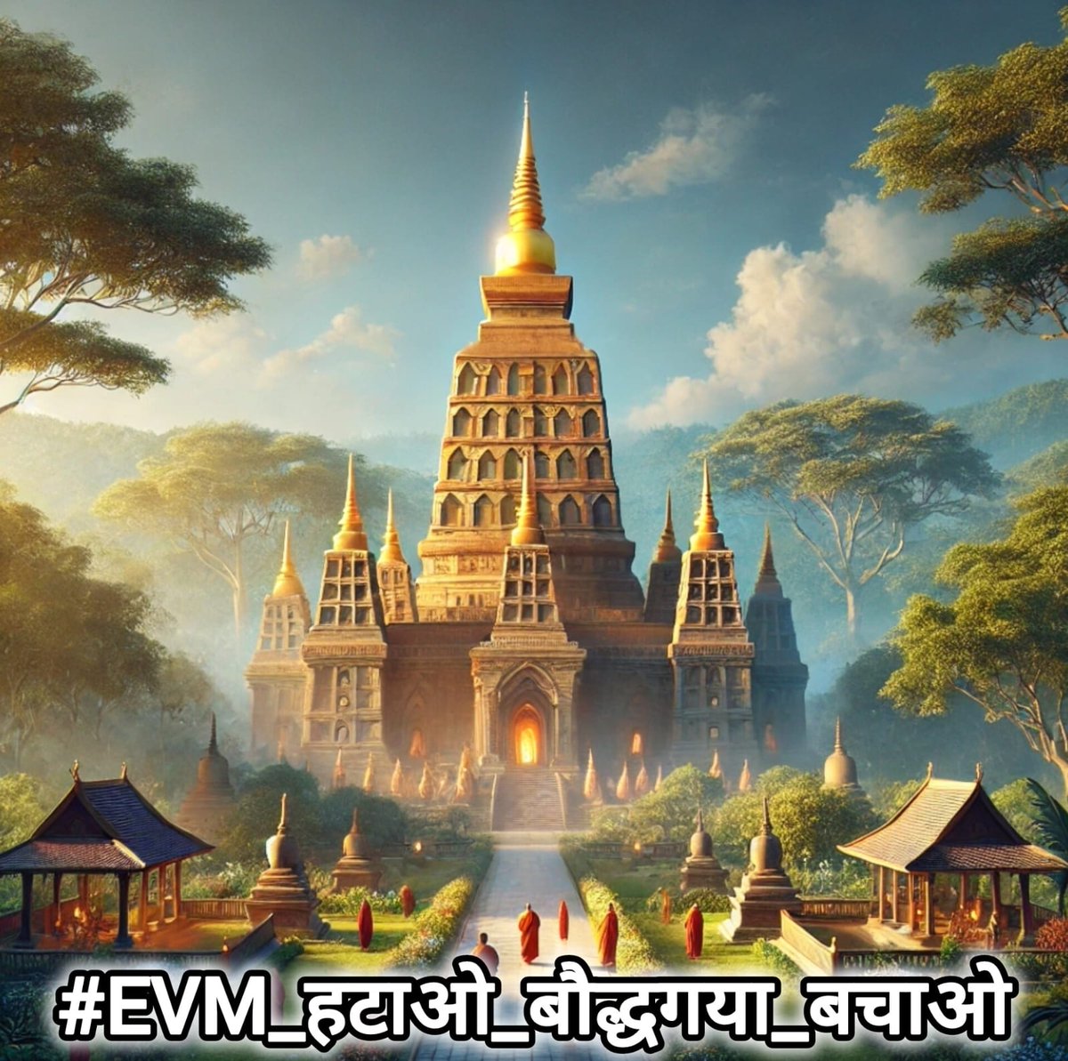 #EVM_हटाओ_बौद्धगया_बचाओ
