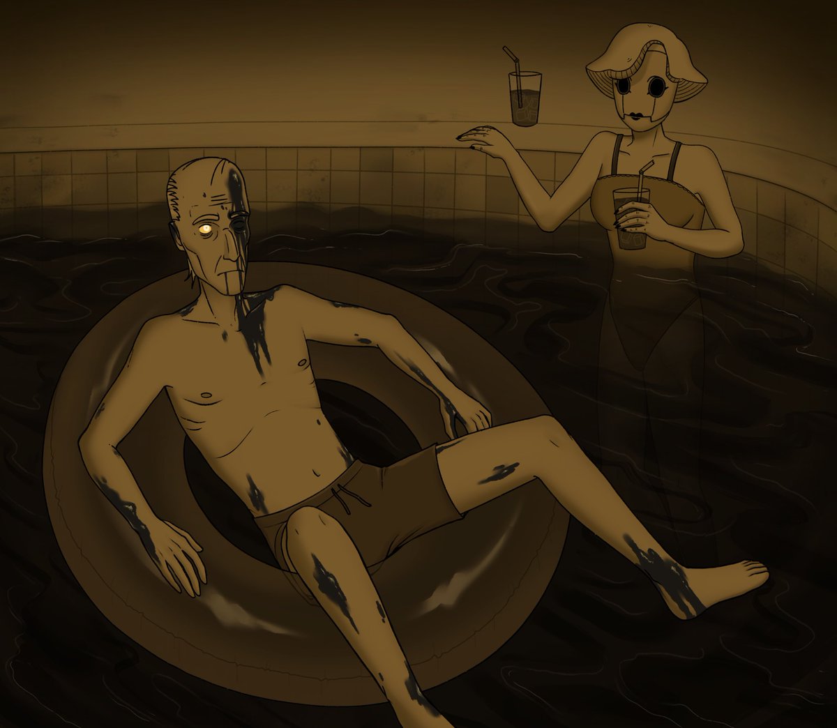 zinkattxck's tweet photo. I finished ittt he’s chilling and with betty too 
#batdr #bendy #wilsonarch #bettybatdr #bendyfanart #bendyandthedarkrevival https://t.co/yynJj0716C