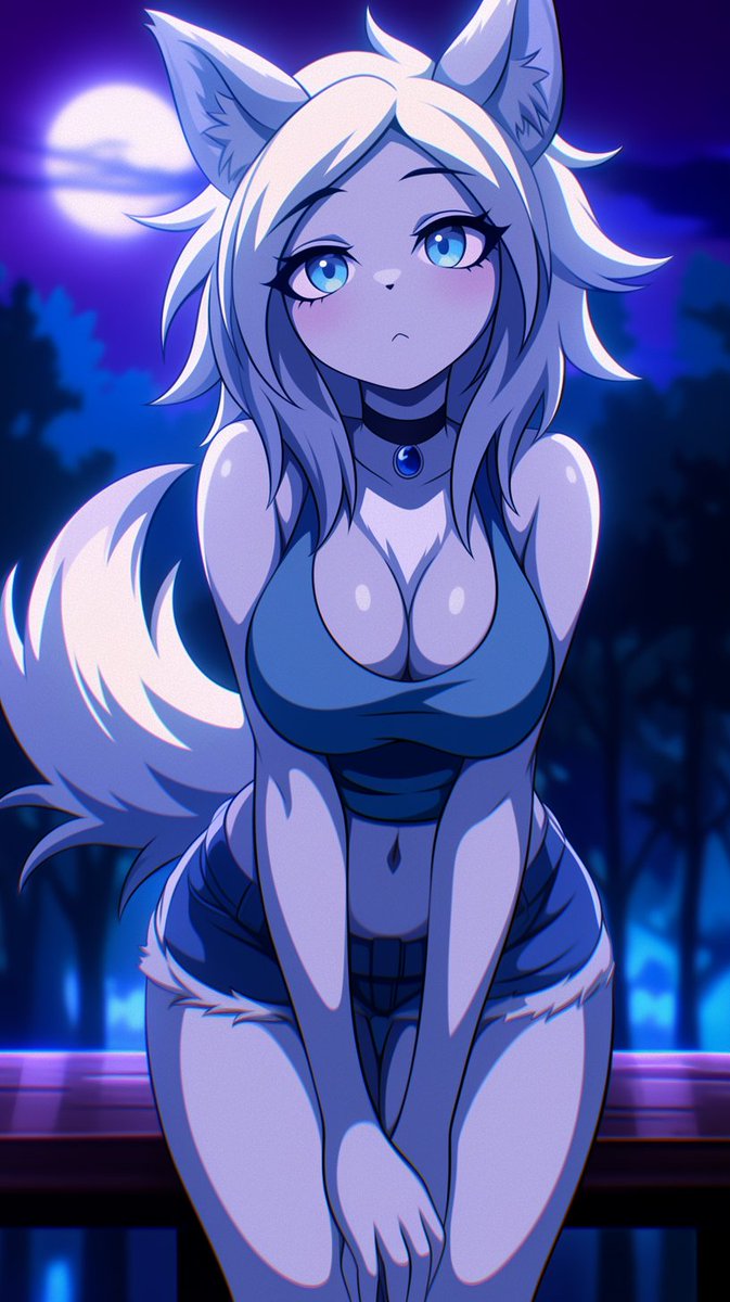 this is not my order, I ordered 6 sides of bacon and 42 waffles, midjourney, ai content, wolf girl