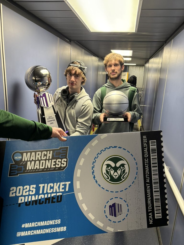 Barely fit all the hardware down the jetway <a href="/CSUMBasketball/">Colorado State Men’s Basketball</a>