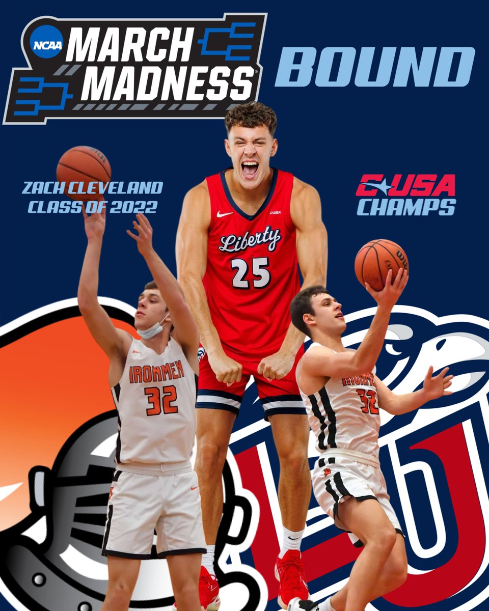 Normal Community Athletics (@iron_athletics1) on Twitter photo Congratulations to former Ironmen <a href="/Zachcleve33/">Zachary Cleveland</a> and <a href="/LibertyMBB/">Liberty Men's Basketball</a> on winning the Conference USA Tournament, and clinching their ticket to March Madness! Congratulations to former Ironmen <a href="/Zachcleve33/">Zachary Cleveland</a> and <a href="/LibertyMBB/">Liberty Men's Basketball</a> on winning the Conference USA Tournament, and clinching their ticket to March Madness!