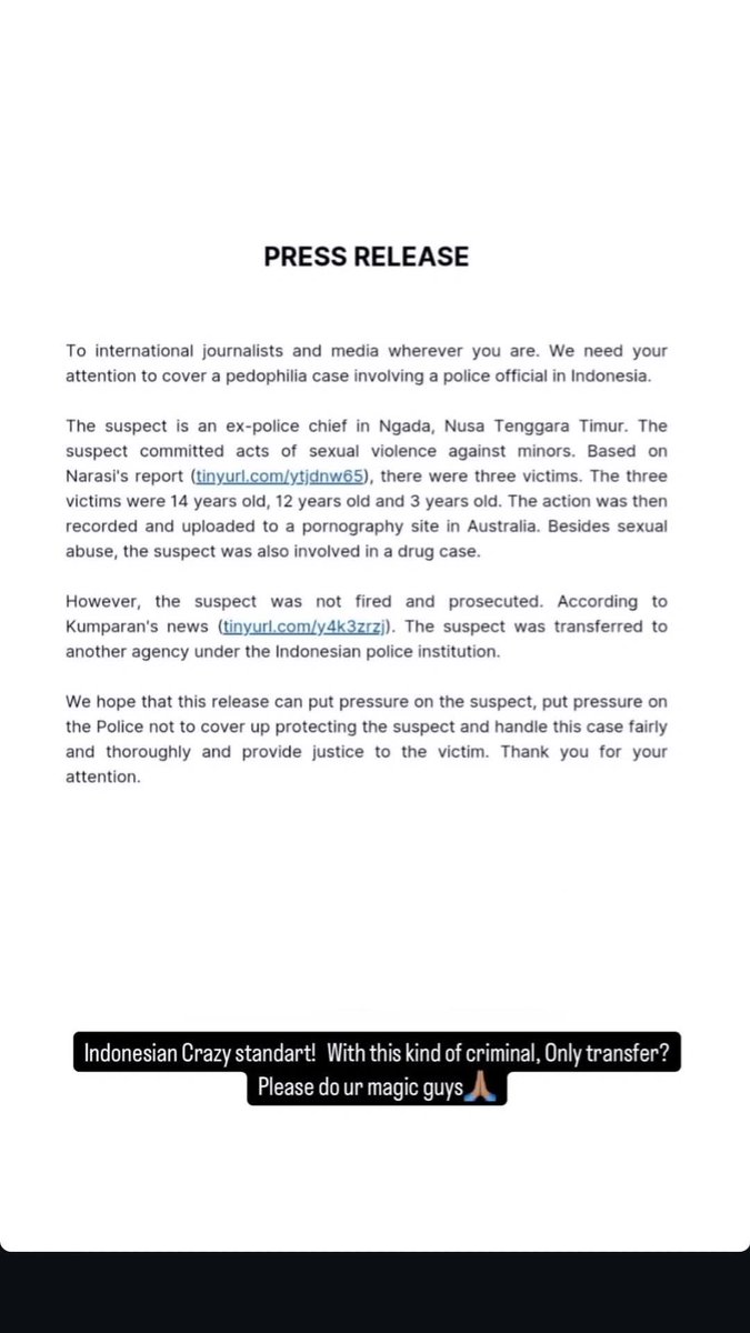 Ini gimana??belum dipecatkah??jngan karena nila setitik  satu intitusi kena getahnya..tak ada untungnya melindungi penjahat🙈