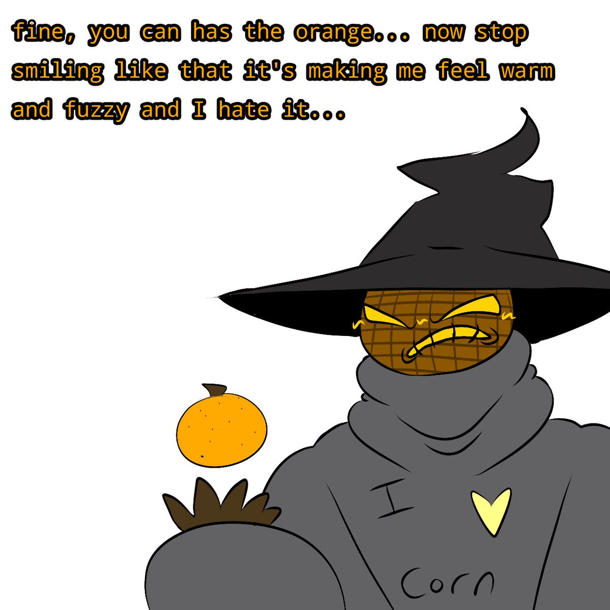 Straw_Zardy's tweet image. Comic: Straw smiles for an orange.
Comic type: ship art and a silly comic for fun.
#zardysmaze
#zardyscave
#STRAWSWEEP
#StrawsAppleOrchard
#StrawsAppleOrchardFanart
#AppleMaize