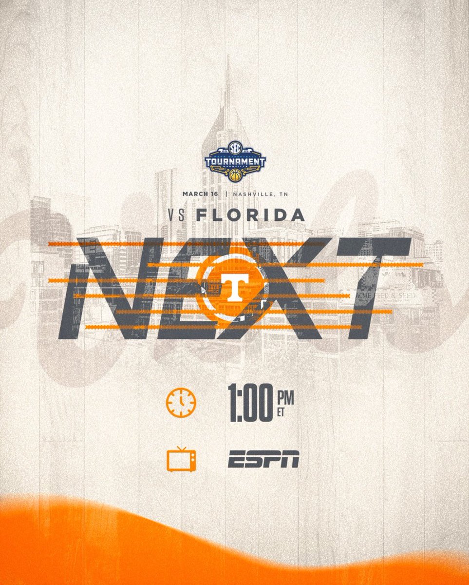 📢 WATCH PARTY ALERT - Tennessee is headed to the SEC Championship!
📅 Sunday, March 16th
⏰ 12:00 PM CST
📍Clover Lincoln Park
Don’t miss the action - let’s cheer on the Big Orange! 🍊
#BasketVols #GBO #SECTourney