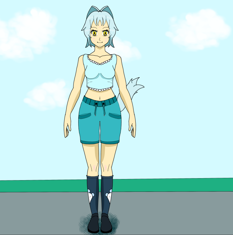 Cal_the_Coffee's tweet photo. I drew a cute cat What should I name  her? #vtuber #art https://t.co/qPBnkVneTg