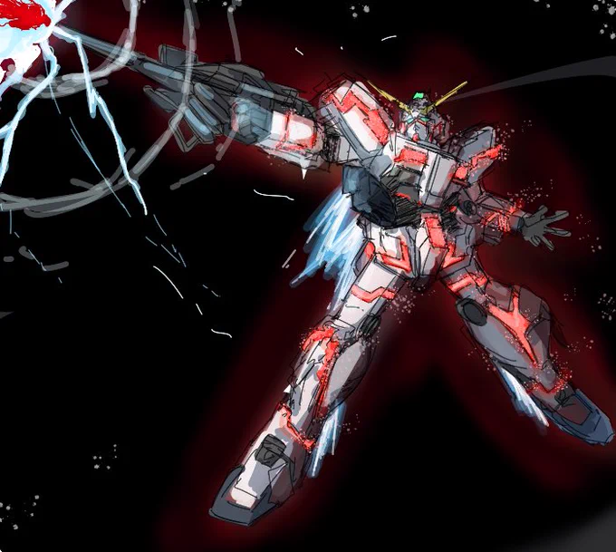 ユニコーンガンダムrkgk#機動戦士ガンダム #ユニコーンガンダム #ガンマ美術館 