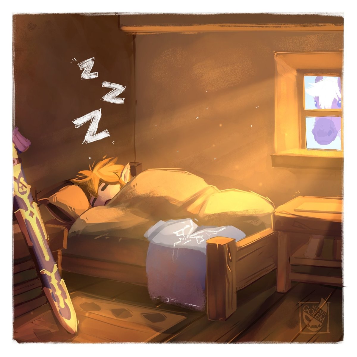 maskedgolem's tweet image. Sleepy time