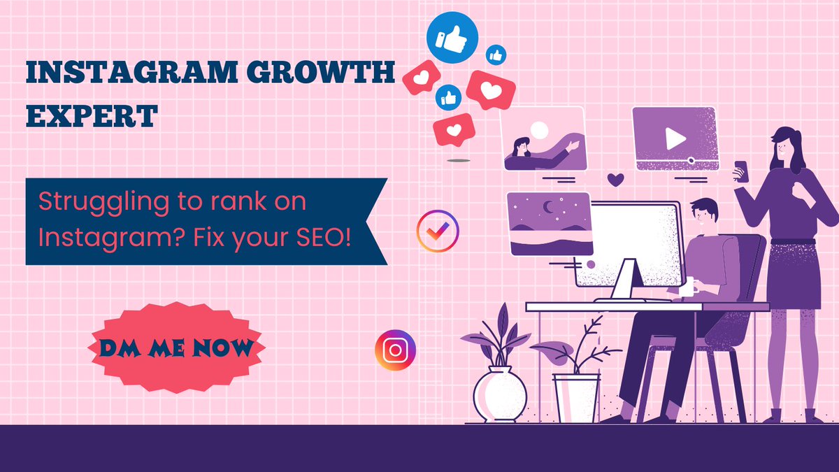 🚀 Struggling to rank on Instagram? Fix your SEO!

✅ Use keywords in bio &amp; name
✅ Optimize hashtags &amp; captions
✅ Make your profile search-friendly

📈 Better SEO = More followers!

Need help? DM me now! 📩

#SocialMediaMarketing