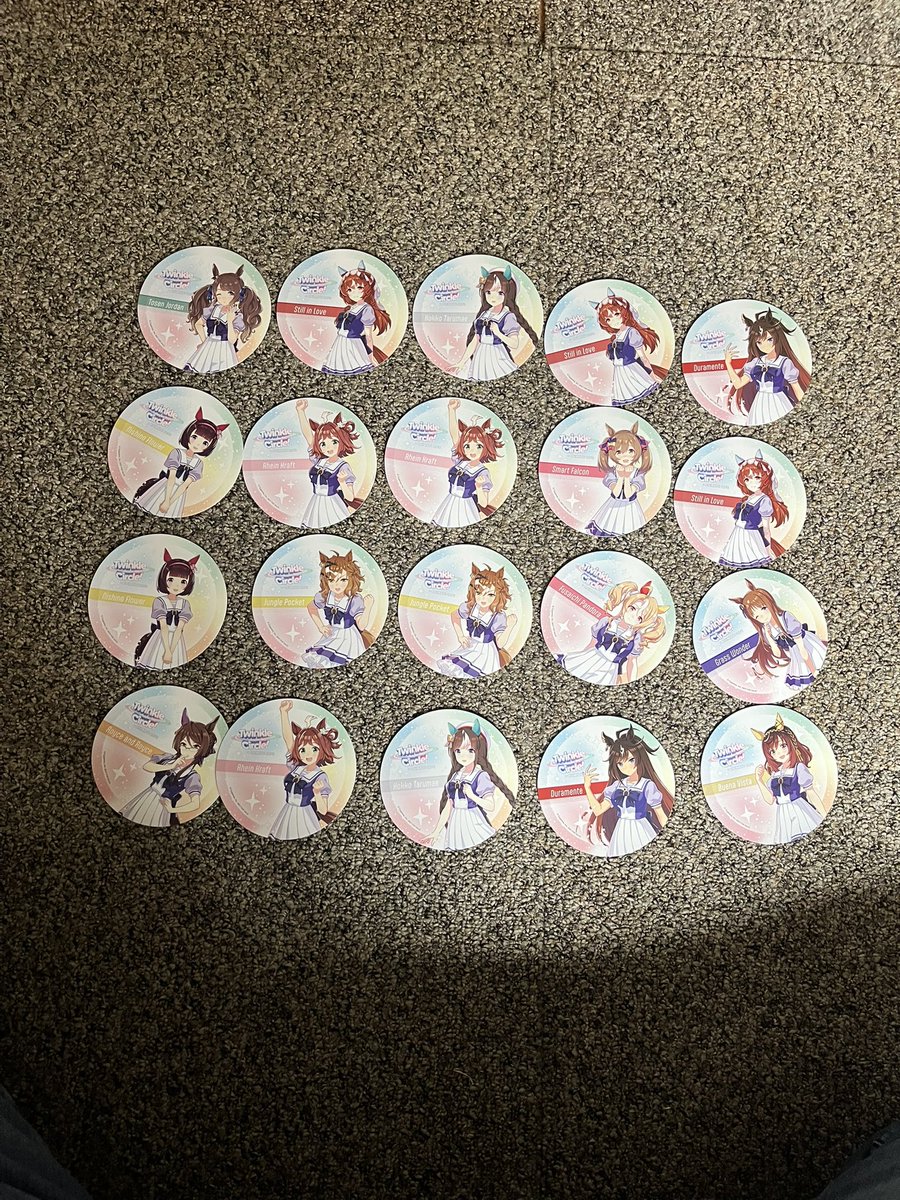 ウマ娘 交換 譲渡 Twinkle Carcie! アニメイトカフェ 紙コースター
譲 画像
求 シーザリオ デアリングハート
＊サトノダイヤモンドはシーザリオとの交換のみ 譲渡不可
後日秋葉原手渡しか郵送
郵送の場合プロカ必読
検索からお気軽にお声掛けください。