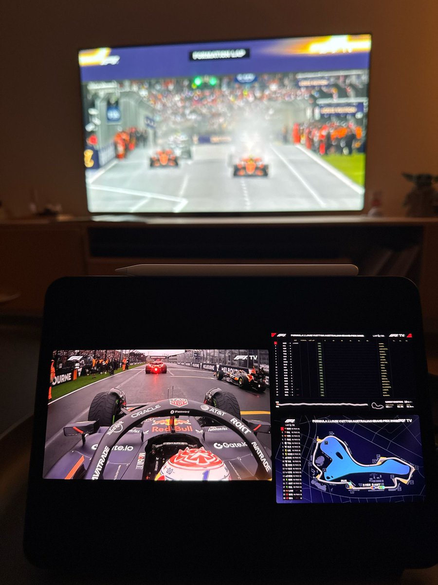We're ready #f1. 
unfortunately Hadjar was not 😊