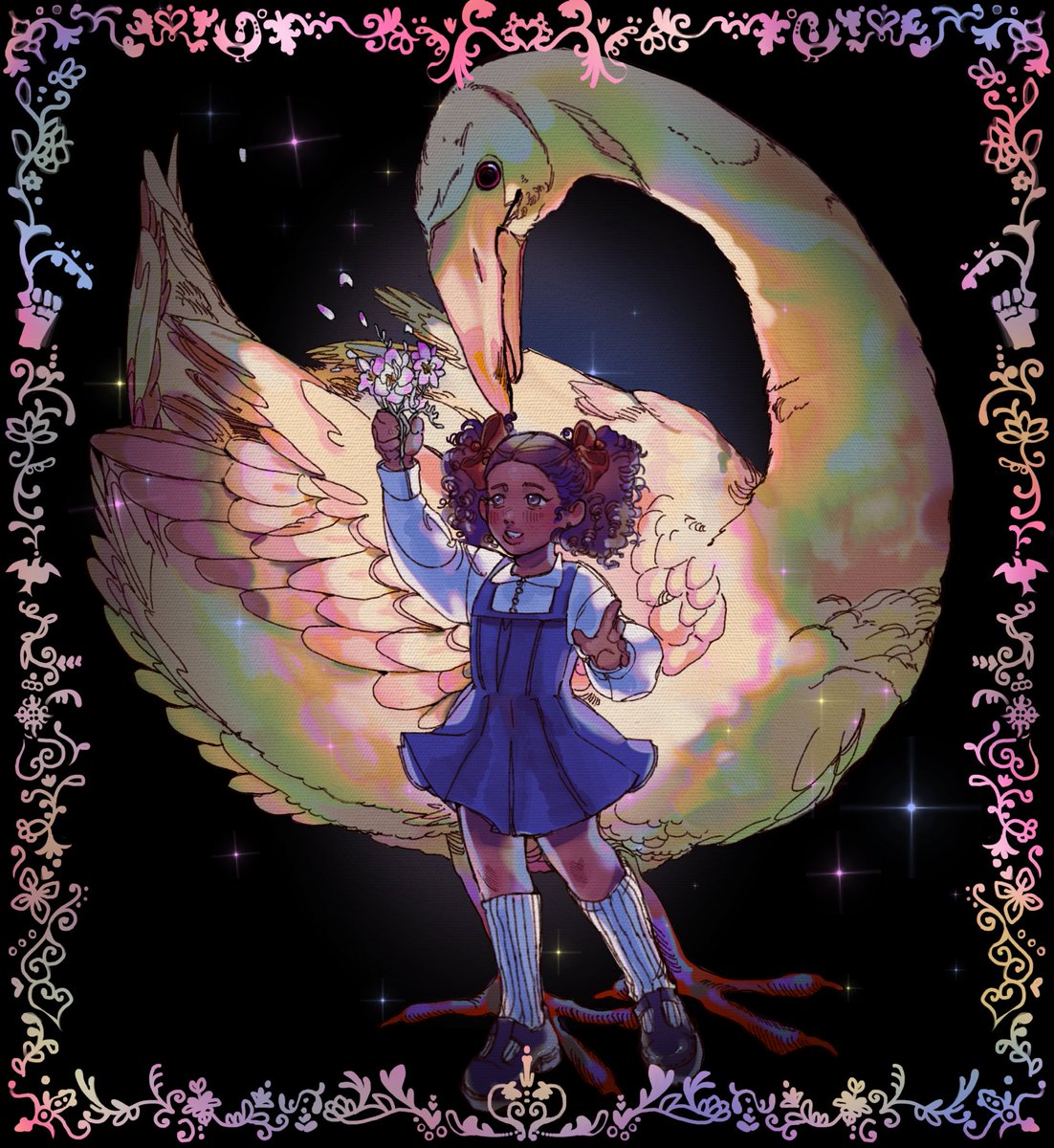 huinkko's tweet photo. magical girl ! https://t.co/oYsIu1ZbHj