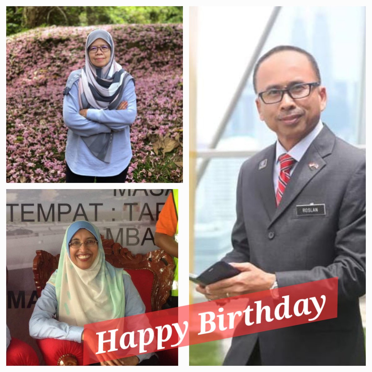 RoslanMdTaha's tweet image. Sun | 16 Mar 25 |

Alhamdulillah &amp;amp; Thanks to all colleagues &amp;amp; friends for your birthday wishes &amp;amp; greetings. Herewith I share all the good memories &amp;amp; greetings received. May the AlMighty grant us His blessings  especially during this Ramadan. HBD too to the 2 ladies here.

#DSRMT