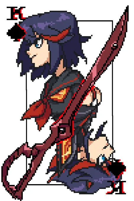 Kill La Kill x Balatro card set I did 
