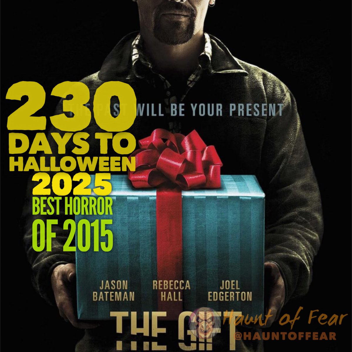 HauntOfFear's tweet photo. Hee, Hee! Savor a surprising suspenseful supper and a tale called…THE GIFT (2015)! 🎁👀😨

230 Days to Halloween. https://t.co/6cykr3psbC
