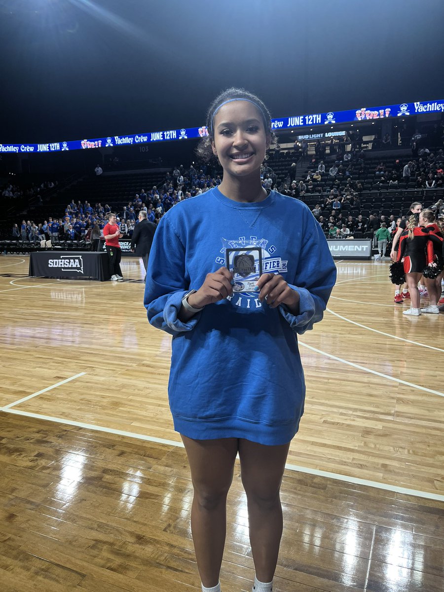 Congratulations goes out to Taaliyah Porter on her selection to the All-Tournament Team at the 2025 State AA Tournament. Way to go T!

#RaiderPride