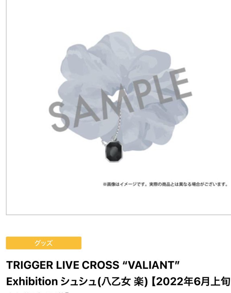 No1mental___'s tweet photo. 【探し物】アイドリッシュセブン アイナナ SSP Symphonic Story “PIECES” 

会場物販に行った際にVALIANTの楽のシュシュをどこかで落としてしまいました😢
もし会場付近で見つけた方がいらっしゃいましたらご連絡いただけますと幸いです😢 https://t.co/CzbaoX2n03