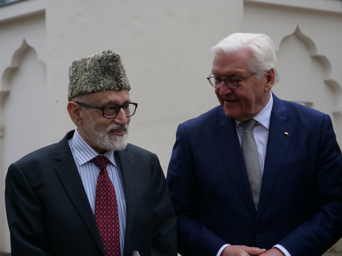 aaiil's tweet photo. German President and Lahore Ahmadiyya Movement President. https://t.co/b9LeuoOnPi