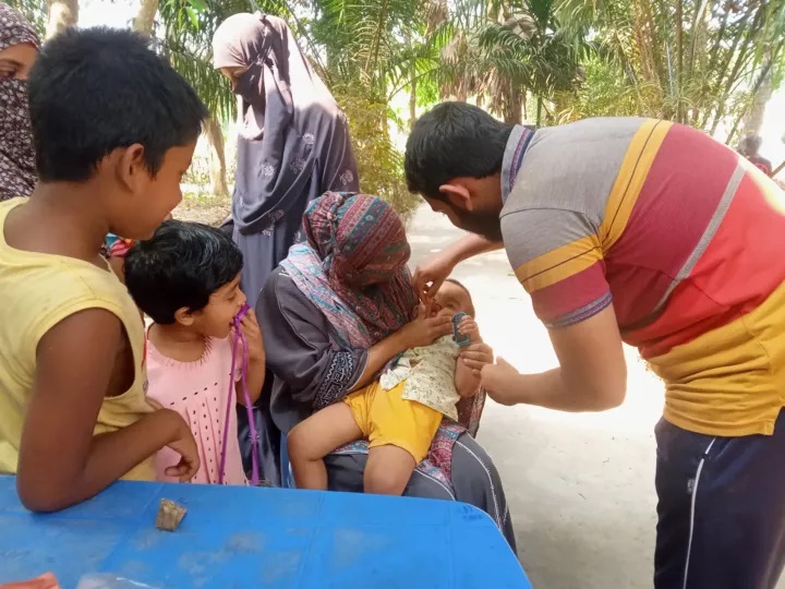 রাজবাড়ী জেলার সদর উপজেলায় জাতীয় ভিটামিনএ প্লাস ক্যাম্পেইন