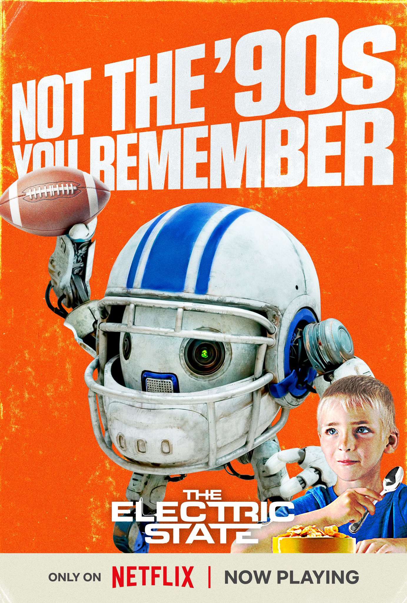 Creatieve Electric State posters op Netflix België 