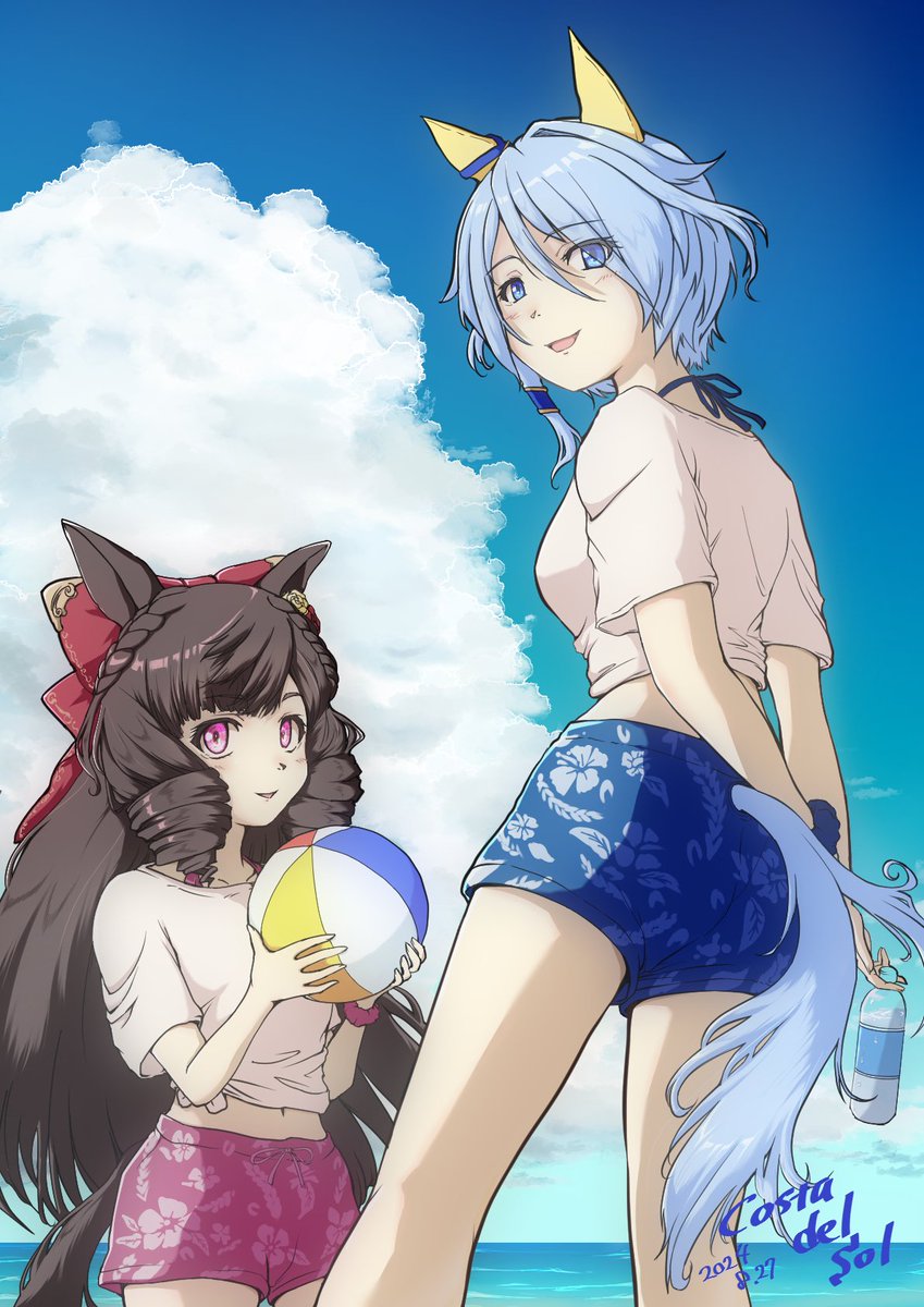 ケイエスミラクル「ケイエスミラクル、誕生日おめでとう君のお陰で、去年は夏頃から沢山のイラストを描く」|Costa del Solのイラスト
