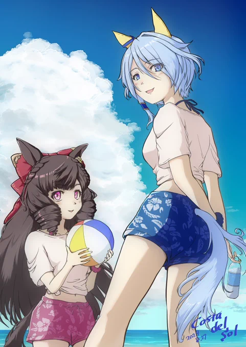 ケイエスミラクル、誕生日おめでとう君のお陰で、去年は夏頃から沢山のイラストを描くことができた!今年は仕事の関係で、まだろくに描けてないけど、落ち着いたらまた描きます。ケイエスミラクルの幸せな笑顔をこれからも沢山描きたいな#ケイエスミラクル生誕祭2025再掲 
