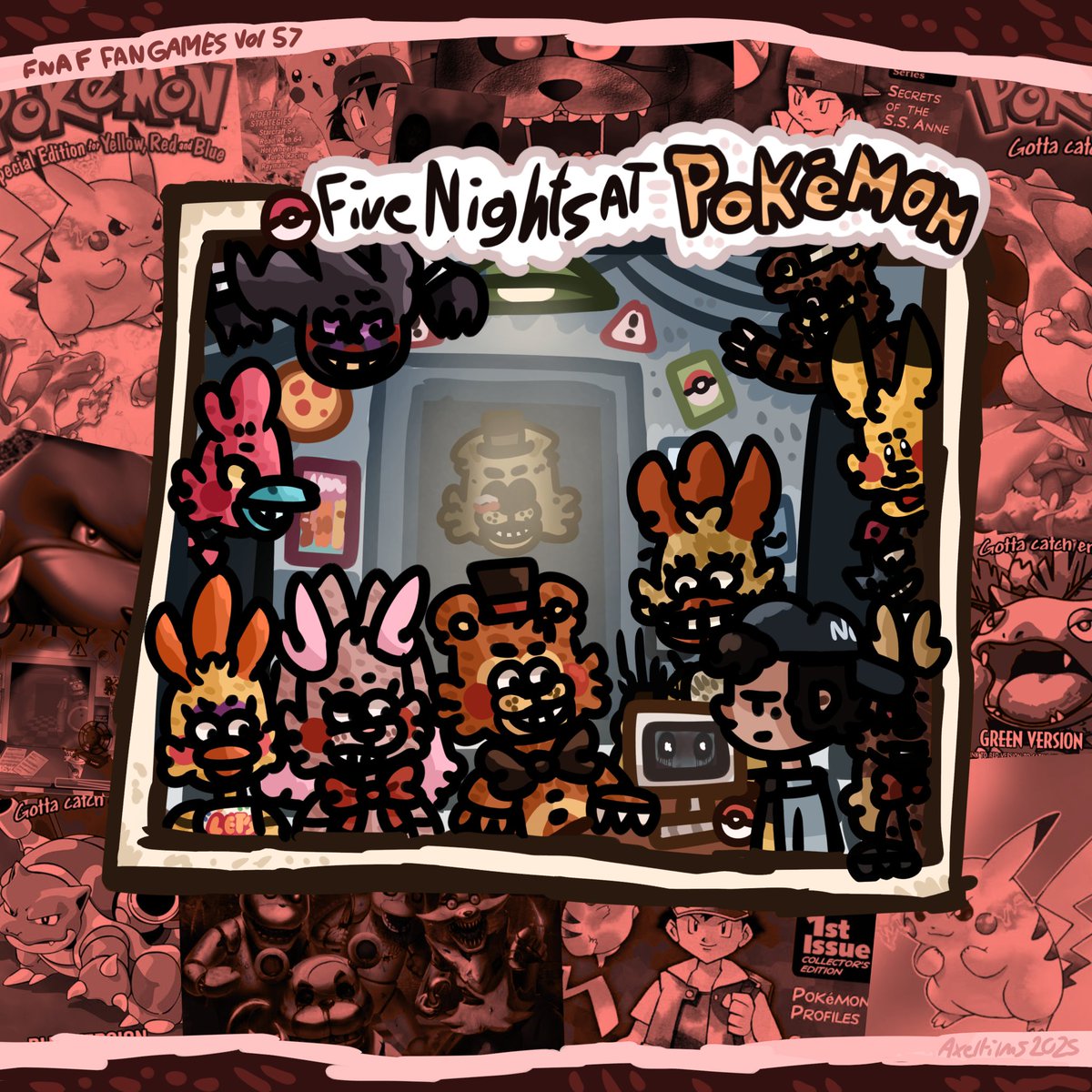 axelfilms22's tweet photo. five nights at pokemon :0
#fnaf #fnaffanart #art #digitalart
#fivenightsatpokemon #pokemon
#pokemonfanart #Ursaring
#Combusken #Lopunny
#FreddyFazbear #Zoroark
#PorygonZ #pikachu
#fnaffangame #nintendo
#Banette #fnaffangames #fangames #fnap #Nintendofanart https://t.co/CWPhmSmqqL