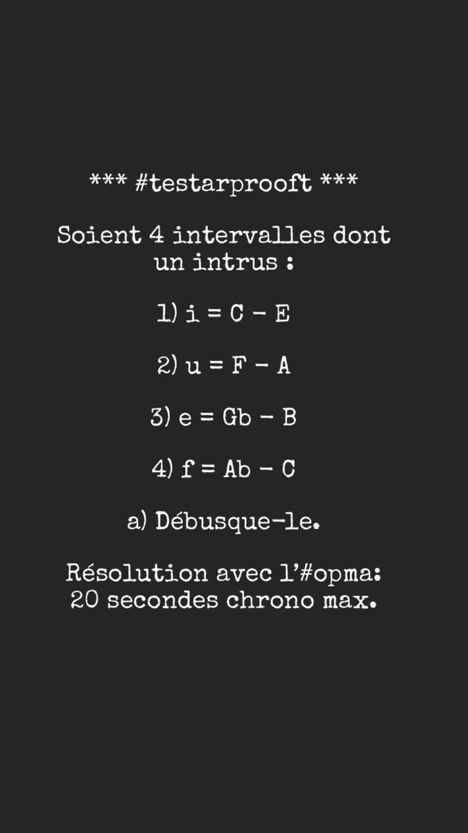 arprooft's tweet photo. Si tu t’y casses les dents, apprends gratuitement à le résoudre à l’aide de l’#opma, le nouvel outil pédagogique musical par EXCELLENCE #arprooft.
Réservé Exclusivement aux abonné(e)s.
Abonne-toi si ce n’est déjà fait.
#testarprooft #arprooftartiste #théoriemusicale #opma https://t.co/kk5yJiNcAh