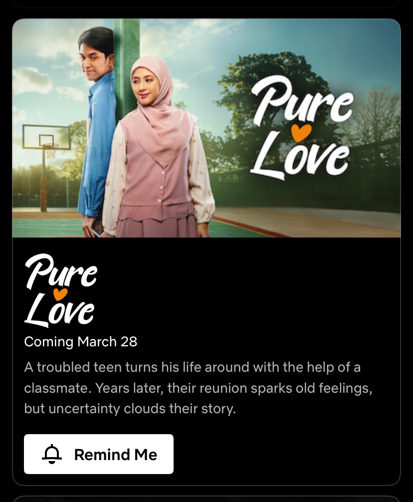 Fajar Bustomi’s ‘CINTA DALAM IKHLAS’ will be added to Netflix on March 28, 2025.