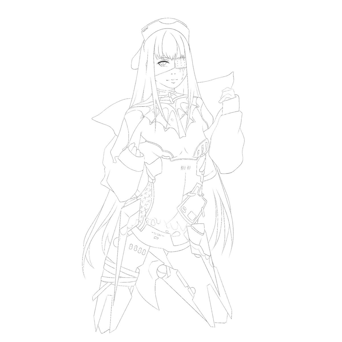 Meidkyaa's tweet photo. Commander of Cerberus #vera #PGR https://t.co/5nTEB9NGxh