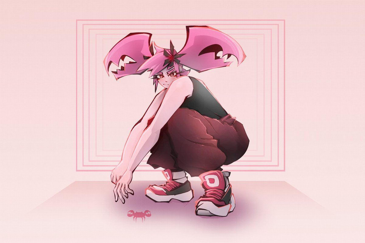 Anyone remember that one cartoon called Sushi Pack made around 2008? I found it from a book I read as a kid, &amp; I watched the series on YouTube as I got a bit older. Some say the show is now "lost media."

Anyways, I drew Kani Maki. Might draw more. #sushipack #lostmedia #art