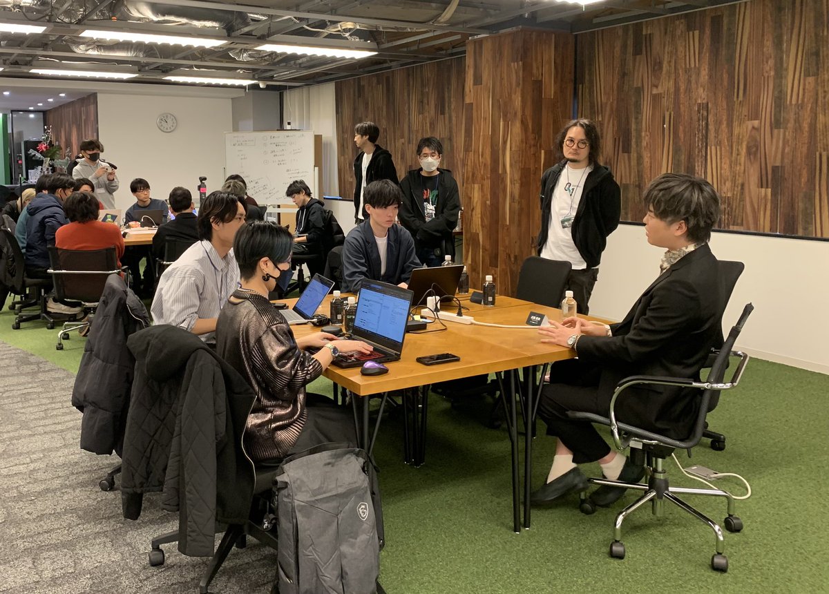 GifTech_ch's tweet image. #giftech2025春 
ハッカソン2日目開催中！

午前中は、全4チームそれぞれ、エンターティナーとの対面ヒアリング。2時間にわたって、課題解決の深堀り・ディスカッションが活発に行われました🌈✨…