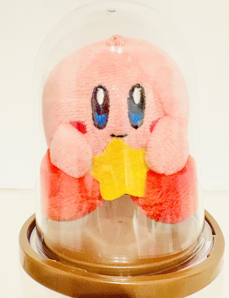 ダイソーのディスプレイドーム、 色んなカービィやワドルディを展示品