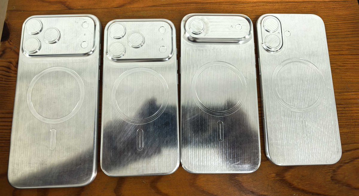 SonnyDickson's tweet image. Here’s your first look at the iPhone 17 dummies, Thoughts?