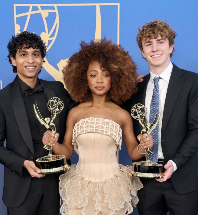 updatespercy's tweet image. Rick Riordan is an #Emmy award winner for his work on his adaptation of #PercyJackson &amp;amp; The Olympians.