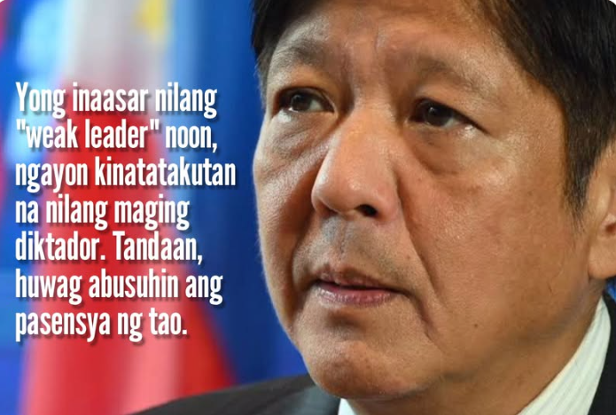 Mabait ang aming PRESIDENT MARCOS JR... dami niyo ngang tawag diyan pero hindi kasi iniintindi NIYA mga TAONG WALANG SILBI, walang utak at walang MAAASAHAN... kaya nga pinagtatanggal niya yung mga NAGDUDUNONG DUNUNGAN... BOBO naman...