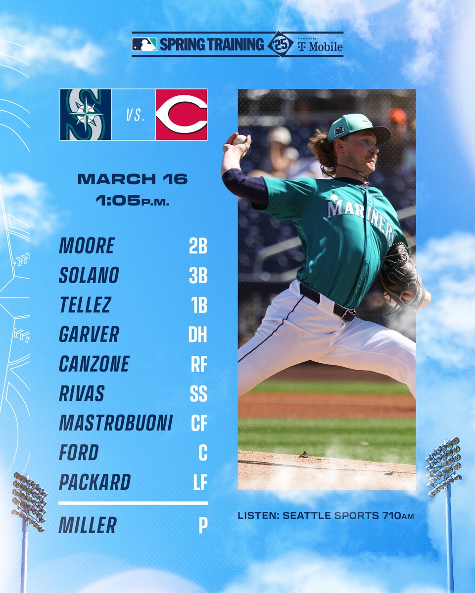 Mariners's tweet photo. Bryce on the bump in Goodyear. #TridentsUp 🔱

📻 @SeattleSports https://t.co/eZIu41Dim7